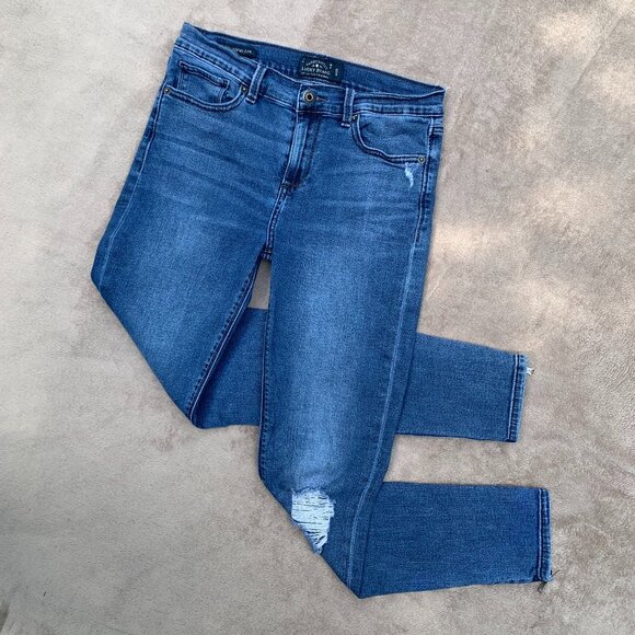 Lucky Brand Denim - Lucky Brand Brooke Legging Skinny Zippered Ankle Mid Rise Jeans Sz6